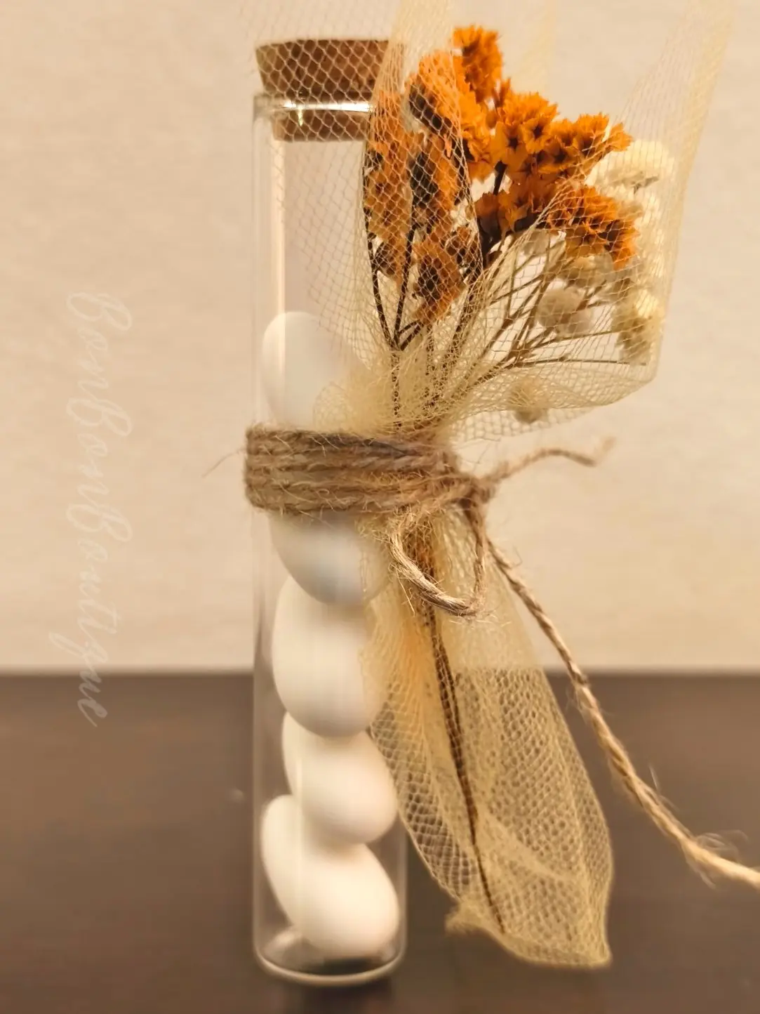 Orange Bouquet - μπομπονιέρες, Εκρού, Πορτοκαλί, Χρυσό (1)