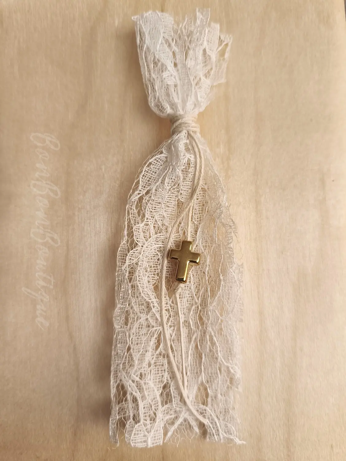 Lace Charm - μαρτυρικά, Λευκό, Άσπρο