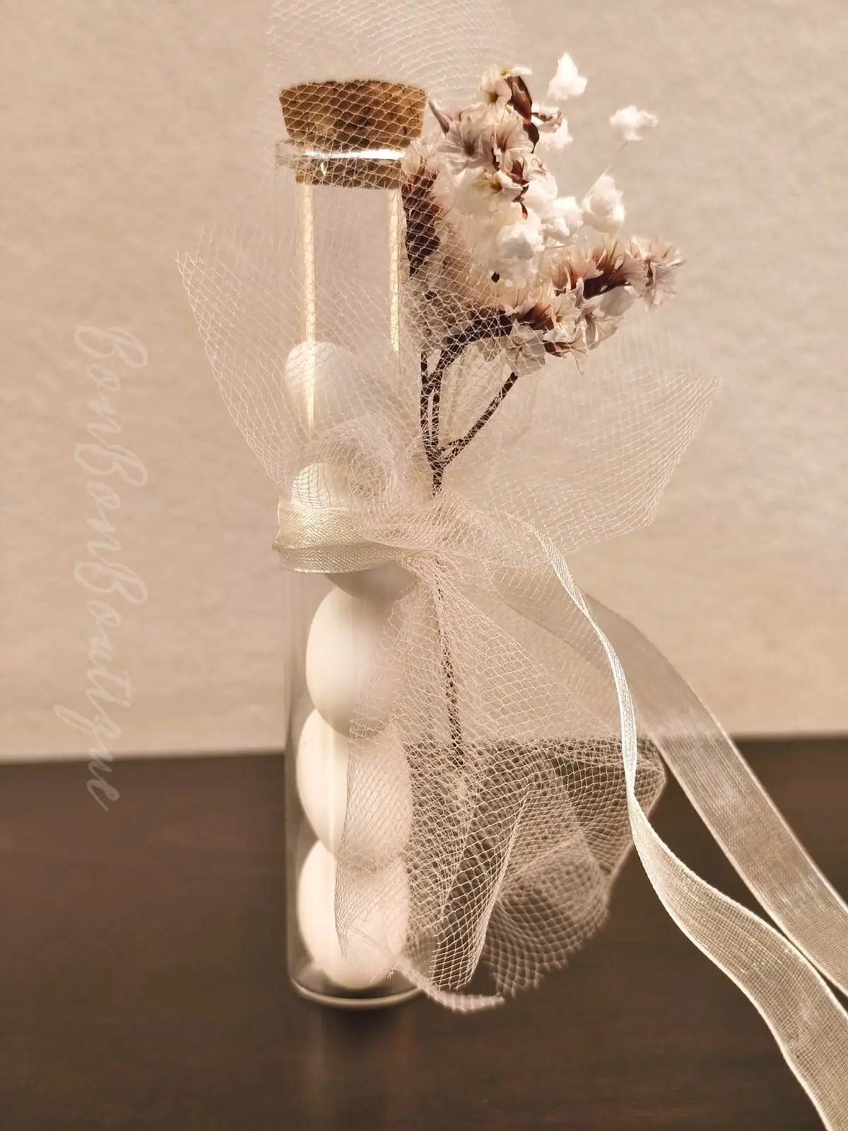 Bride's Bouquet - μπομπονιέρες, Εκρού, Λευκό, Ροζ (1)