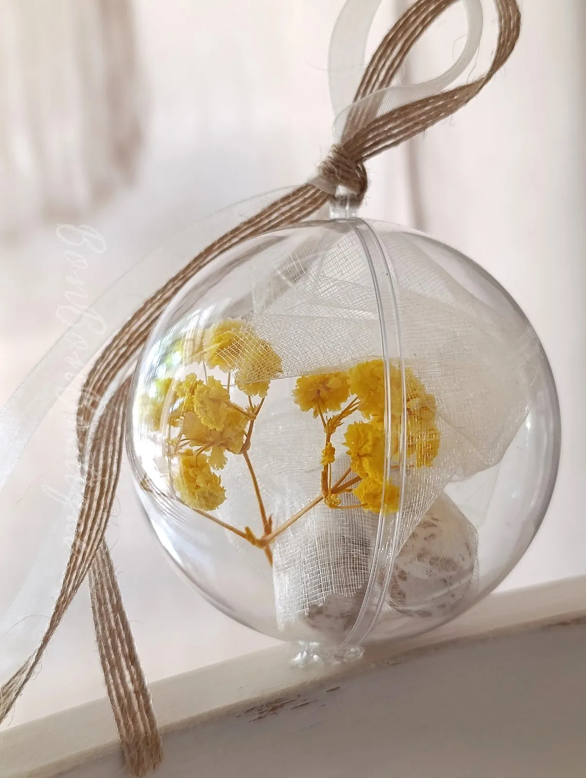 Fairy Bubbles (yellow) - μπομπονιέρες, Κίτρινο (1)