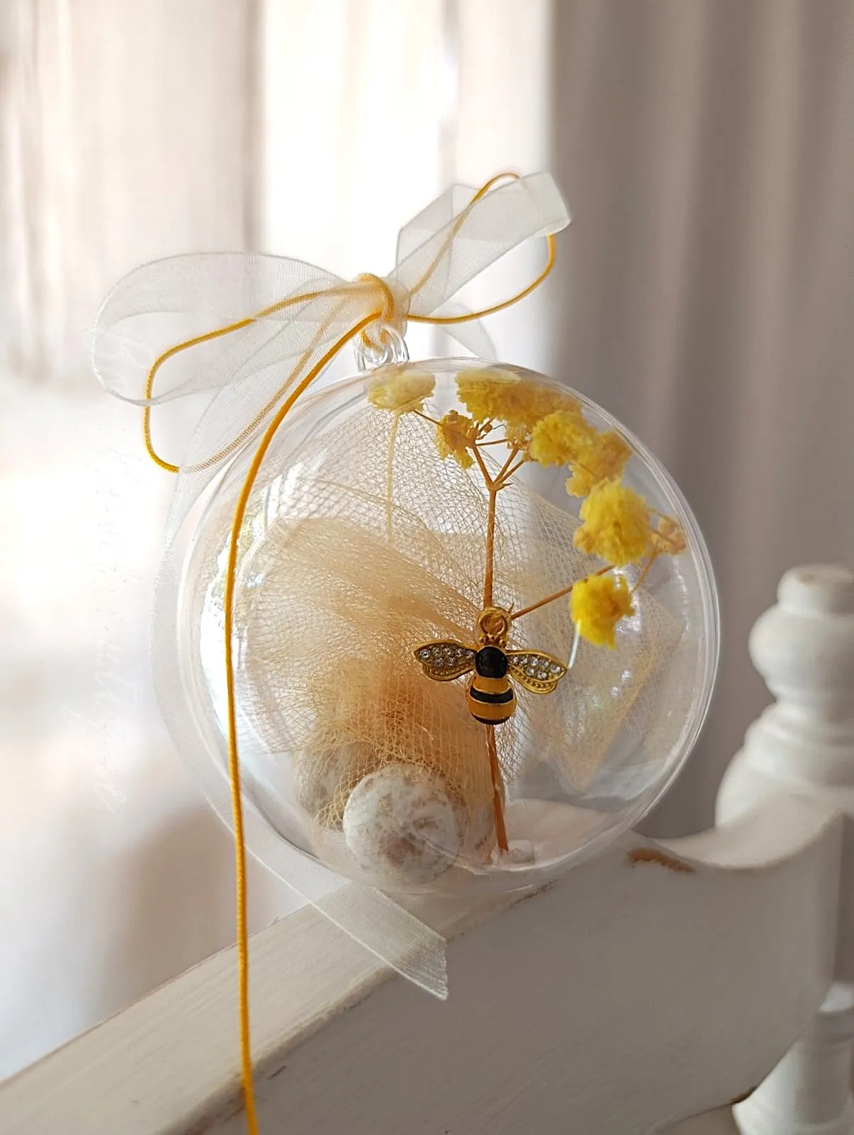 Fairy Bubbles (bee) - μπομπονιέρες, Κίτρινο (1)